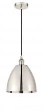 Innovations Lighting 616-1P-PN-MBD-9-PN-LED - Bristol - 1 Light - 9 inch - Polished Nickel - Cord hung - Mini Pendant