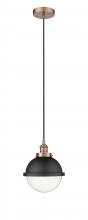Innovations Lighting 616-1PH-AC-HFS-84-BK - Edison - 1 Light - 9 inch - Antique Copper - Mini Pendant