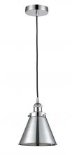 Innovations Lighting 616-1PH-PC-M13-PC-LED - Appalachian - 1 Light - 8 inch - Polished Chrome - Cord hung - Mini Pendant