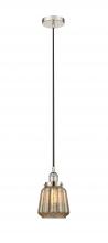 Innovations Lighting 616-1PH-PN-G146-LED - Chatham - 1 Light - 7 inch - Polished Nickel - Cord hung - Mini Pendant