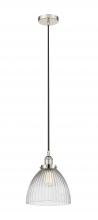Innovations Lighting 616-1PH-PN-G222-LED - Seneca Falls - 1 Light - 10 inch - Polished Nickel - Cord hung - Mini Pendant