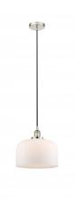 Innovations Lighting 616-1PH-PN-G71-L-LED - Bell - 1 Light - 12 inch - Polished Nickel - Cord hung - Mini Pendant