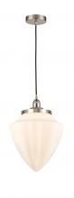 Innovations Lighting 616-1PH-SN-G661-12-LED - Bullet - 1 Light - 12 inch - Brushed Satin Nickel - Cord hung - Mini Pendant