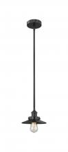 Innovations Lighting 616-1SH-BK-M6-LED - Edison - 1 Light - 8 inch - Matte Black - Cord hung - Mini Pendant