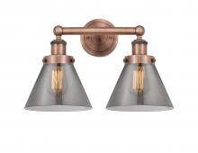 Innovations Lighting 616-2W-AC-G43 - Cone - 2 Light - 17 inch - Antique Copper - Bath Vanity Light