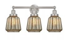 Innovations Lighting 616-3W-SN-G146 - Chatham - 3 Light - 25 inch - Brushed Satin Nickel - Bath Vanity Light