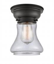 Innovations Lighting 623-1F-BK-G194-LED - Bellmont - 1 Light - 6 inch - Matte Black - Flush Mount