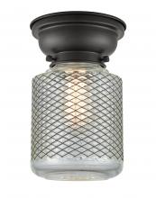 Innovations Lighting 623-1F-BK-G262-LED - Stanton - 1 Light - 6 inch - Matte Black - Flush Mount