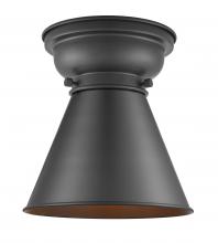 Innovations Lighting 623-1F-BK-M13-BK-LED - Appalachian - 1 Light - 8 inch - Matte Black - Flush Mount