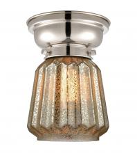 Innovations Lighting 623-1F-PN-G146-LED - Chatham - 1 Light - 7 inch - Polished Nickel - Flush Mount