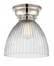 Innovations Lighting 623-1F-PN-G222-LED - Seneca Falls - 1 Light - 10 inch - Polished Nickel - Flush Mount