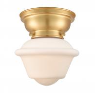 Innovations Lighting 623-1F-SG-G531-LED - Oxford - 1 Light - 8 inch - Satin Gold - Flush Mount