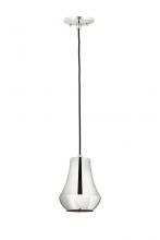 Innovations Lighting 654-1P-PN-7-LED - Hartford - 1 Light - 7 inch - Polished Nickel - Cord hung - Mini Pendant