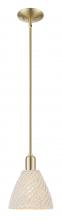 Innovations Lighting 716-1S-CB-NBD-75-NAT - Bristol Natural - 1 Light - 6 inch - Champagne Bronze - Mini Pendant