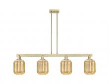 Innovations Lighting 716-4I-AB-G460-7ME - Preston - 4 Light - 48 inch - Antique Brass - Cord hung - Island Light