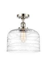Innovations Lighting 916-1C-PN-G713-L-LED - Bell - 1 Light - 12 inch - Polished Nickel - Semi-Flush Mount