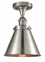 Innovations Lighting 916-1C-SN-M13-SN-LED - Appalachian - 1 Light - 7 inch - Brushed Satin Nickel - Semi-Flush Mount