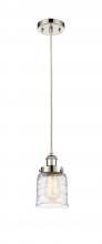 Innovations Lighting 916-1P-PN-G513-LED - Bell - 1 Light - 5 inch - Polished Nickel - Cord hung - Mini Pendant