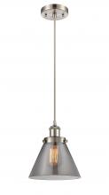 Innovations Lighting 916-1P-SN-G43-LED - Cone - 1 Light - 8 inch - Brushed Satin Nickel - Cord hung - Mini Pendant