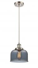 Innovations Lighting 916-1P-SN-G73-LED - Bell - 1 Light - 8 inch - Brushed Satin Nickel - Cord hung - Mini Pendant