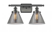Innovations Lighting 916-2W-OB-G43-LED - Cone - 2 Light - 18 inch - Oil Rubbed Bronze - Bath Vanity Light