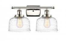 Innovations Lighting 916-2W-PN-G713-LED - Bell - 2 Light - 18 inch - Polished Nickel - Bath Vanity Light