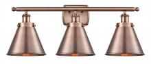 Innovations Lighting 916-3W-AC-M13-AC-LED - Appalachian - 3 Light - 26 inch - Antique Copper - Bath Vanity Light
