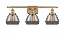 Innovations Lighting 916-3W-BB-G173 - Fulton - 3 Light - 26 inch - Brushed Brass - Bath Vanity Light