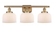 Innovations Lighting 916-3W-BB-G71-LED - Bell - 3 Light - 28 inch - Brushed Brass - Bath Vanity Light