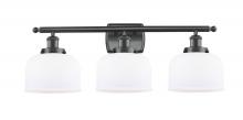 Innovations Lighting 916-3W-BK-G71-LED - Bell - 3 Light - 28 inch - Matte Black - Bath Vanity Light