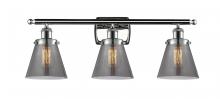 Innovations Lighting 916-3W-PC-G63-LED - Cone - 3 Light - 26 inch - Polished Chrome - Bath Vanity Light