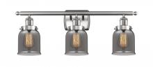 Innovations Lighting 916-3W-SN-G53-LED - Bell - 3 Light - 26 inch - Brushed Satin Nickel - Bath Vanity Light