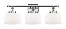 Innovations Lighting 916-3W-SN-G71-LED - Bell - 3 Light - 28 inch - Brushed Satin Nickel - Bath Vanity Light