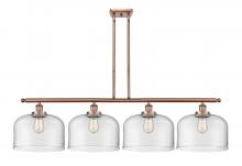 Innovations Lighting 916-4I-AC-G72-L - Bell - 4 Light - 48 inch - Antique Copper - Stem Hung - Island Light