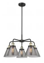 Innovations Lighting 916-5CR-BAB-G43 - Cone - 5 Light - 26 inch - Black Antique Brass - Chandelier
