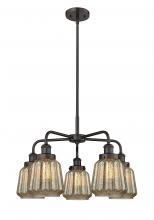 Innovations Lighting 916-5CR-OB-G146 - Chatham - 5 Light - 26 inch - Oil Rubbed Bronze - Chandelier