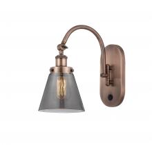 Innovations Lighting 918-1W-AC-G63-LED - Cone - 1 Light - 6 inch - Antique Copper - Adjustable Swing Arm