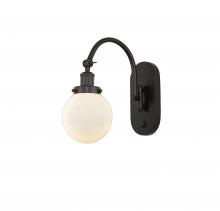 Innovations Lighting 918-1W-OB-G201-6-LED - Beacon - 1 Light - 6 inch - Oil Rubbed Bronze - Adjustable Swing Arm