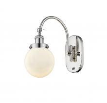 Innovations Lighting 918-1W-PN-G201-6-LED - Beacon - 1 Light - 6 inch - Polished Nickel - Adjustable Swing Arm