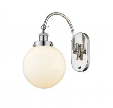 Innovations Lighting 918-1W-PN-G201-8-LED - Beacon - 1 Light - 8 inch - Polished Nickel - Adjustable Swing Arm