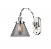 Innovations Lighting 918-1W-PN-G43-LED - Cone - 1 Light - 8 inch - Polished Nickel - Adjustable Swing Arm