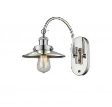 Innovations Lighting 918-1W-PN-M1-LED - Railroad - 1 Light - 8 inch - Polished Nickel - Adjustable Swing Arm