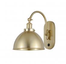 Innovations Lighting 918-1W-SG-MFD-10-SG-LED - Ballston Urban - 1 Light - 10 inch - Satin Gold - Adjustable Swing Arm