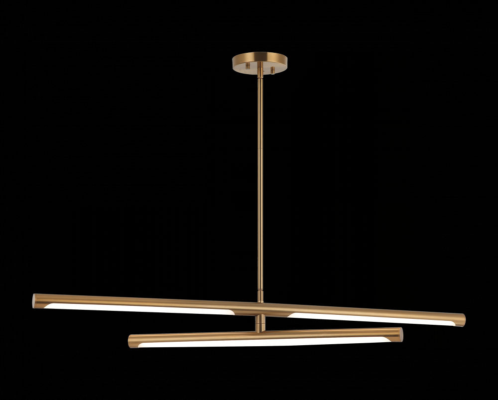 Novelle Aged Gold Brass Pendant