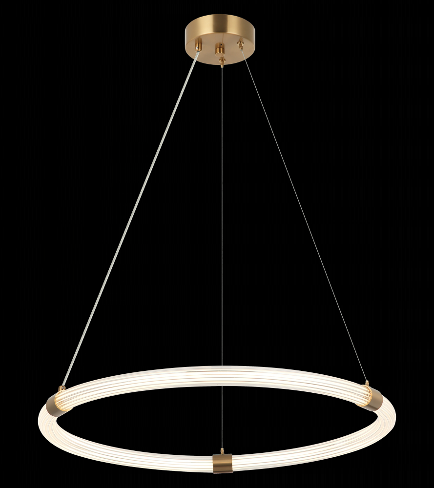 Inkara Aged Gold Brass Pendant
