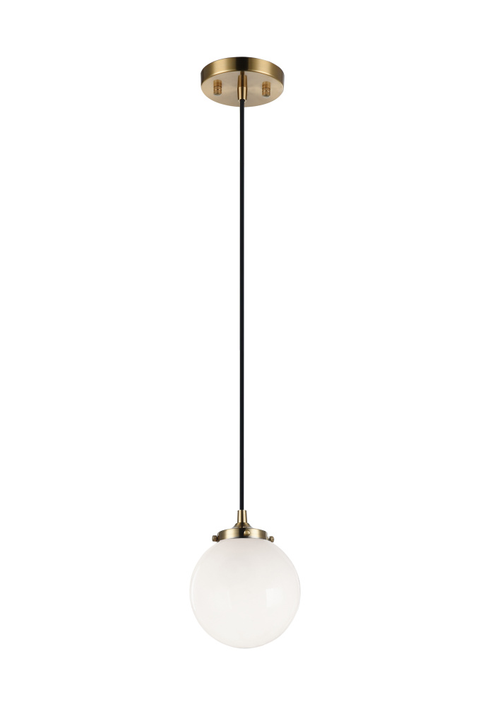 The Bougie Aged Gold Brass Pendant