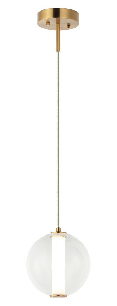 Belange Aged Gold Brass Pendant