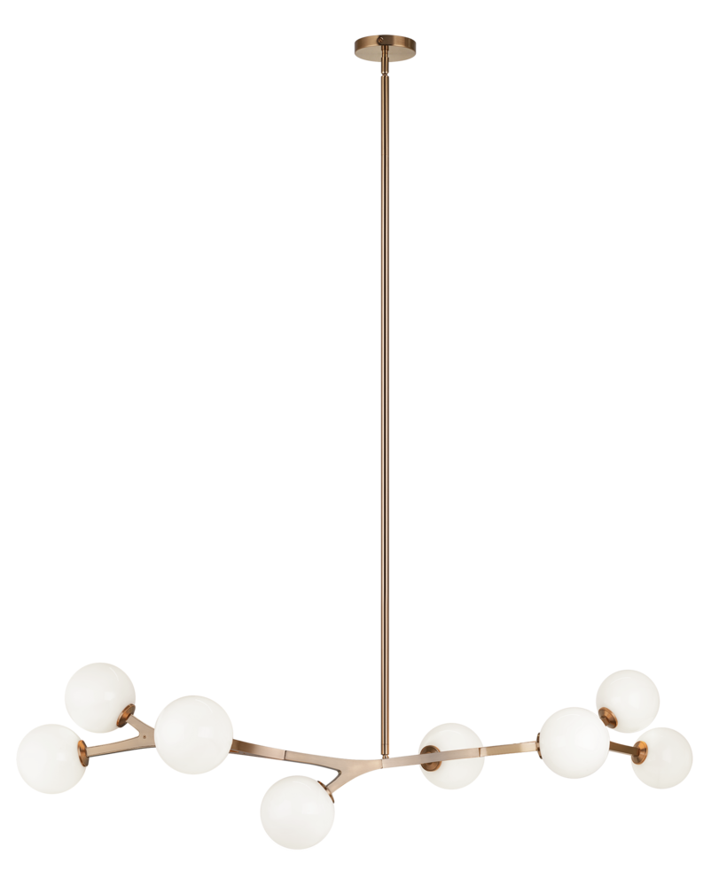 Rami Aged Gold Brass Chandelier