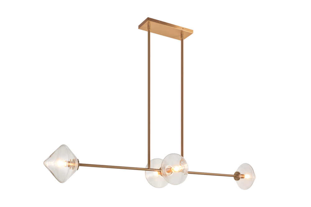 Novo Aged Gold Brass Pendant
