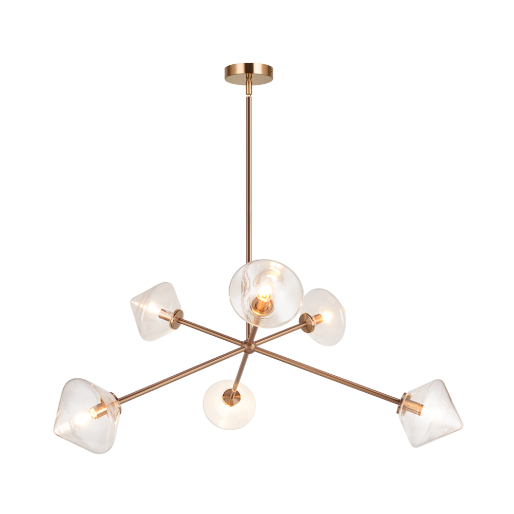 Novo Aged Gold Brass Pendant
